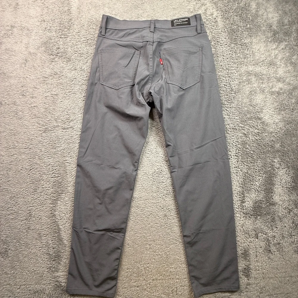 Levi's Mens 511 Commuter Pants Utility Gray 29x30 Stretch Fabric Slim Fit